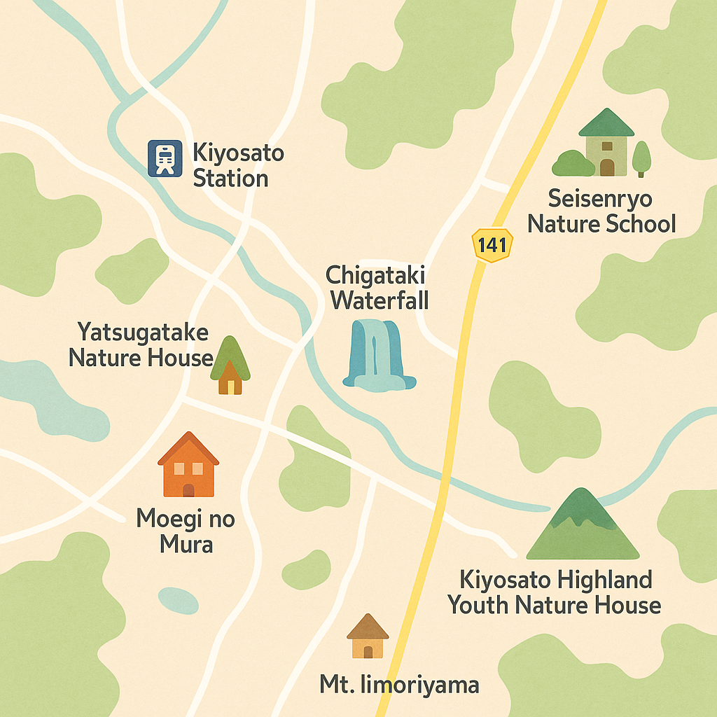 農園地図イラスト